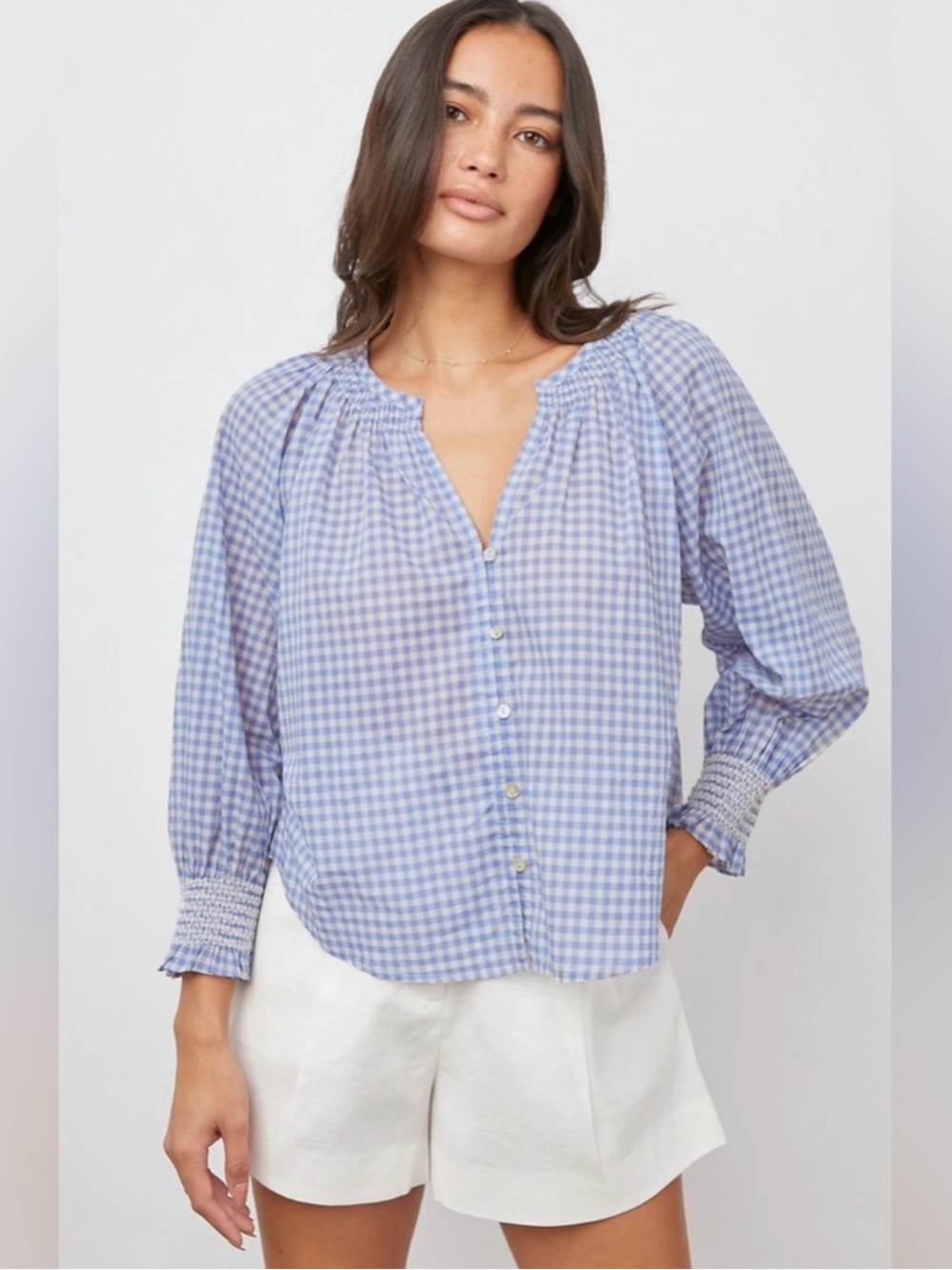 Rails Mariah Carolina Gingham Top